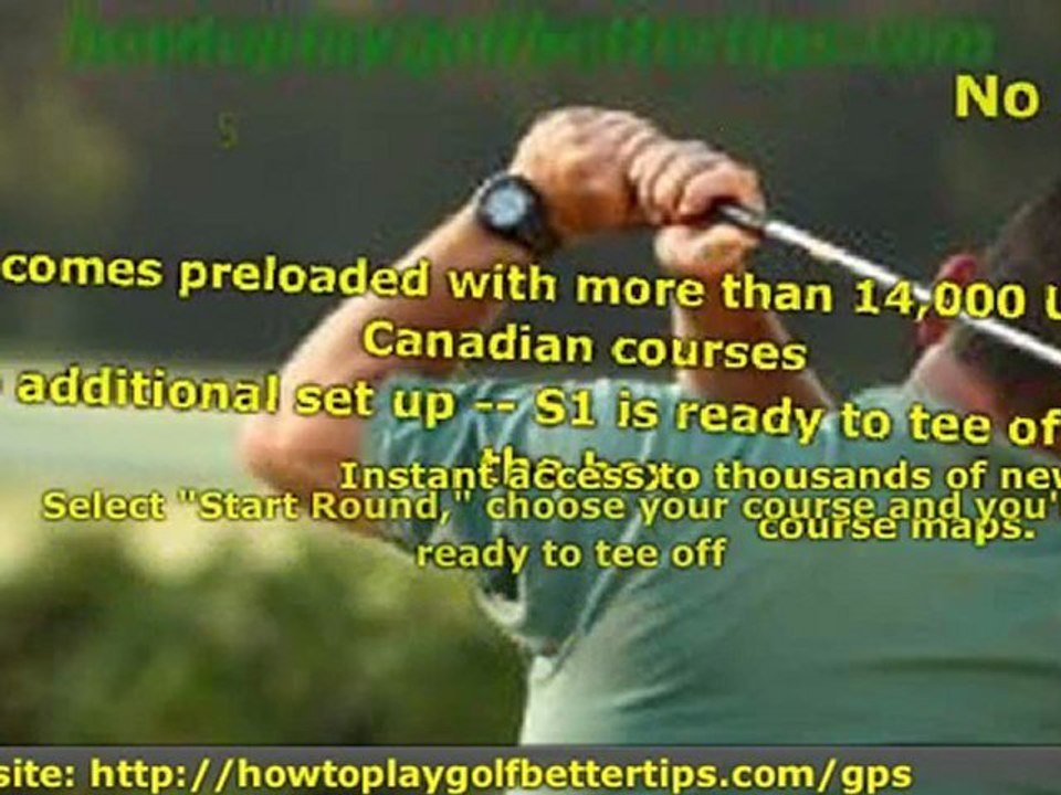 Garmin Approach S1 Waterproof Golf GPS Watch