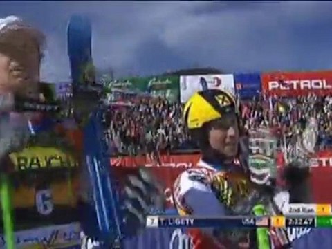 Ligetys Riesenvorsprung im Riesenslalom