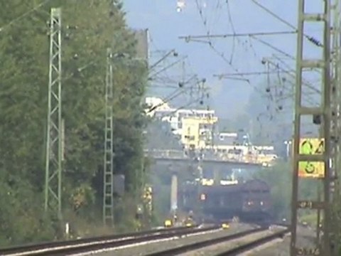 BR155, 2x BR140, 3x BR185, 2x BR143 bei Rheinbreitbach