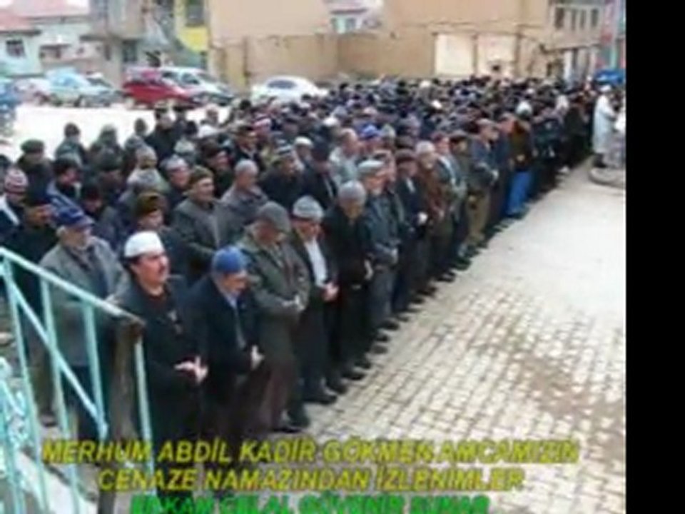 DİŞLİLİ GÖKMENİN ABDİL KADİR AMCA CENAZE GÖRÜNTÜLERİ 2012