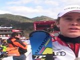 Interview d'Alexis Pinturault 3eme au  Slalom de Kranjska Gora