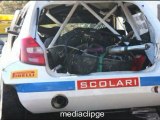 La macchina di Robert Kubica dopo il crasch alla Ronde di albenga 2011.