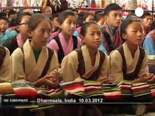 Tibetan protest in India - no comment