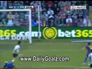 Lionel Messi Goal Real Racing Santander vs Barcelona 0-1