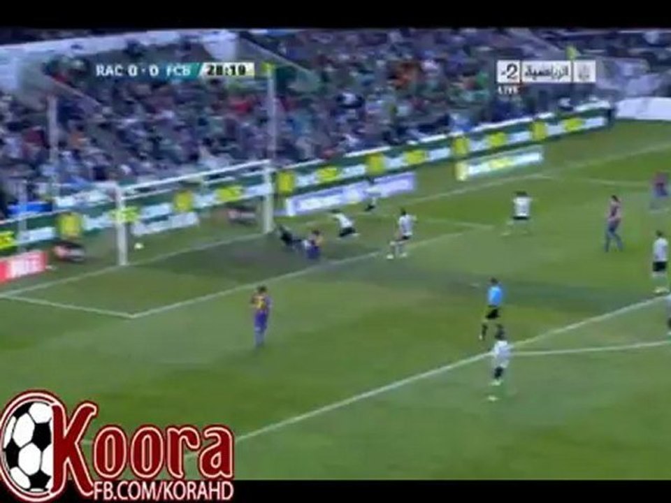 Racing Santander [ 0 - 1 ] Barcelona - Messi
