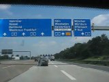 Francfort, Allemagne : autoroute vers Francfort