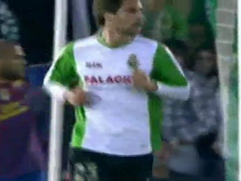 Racing Santander . FC Barcelona : Non Goal