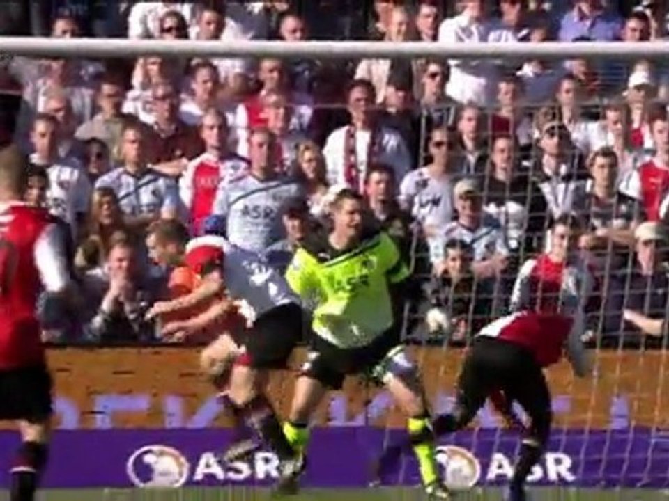 Cedric van der Gun (1-1) Feyenoord - FC Utrecht (HQ)