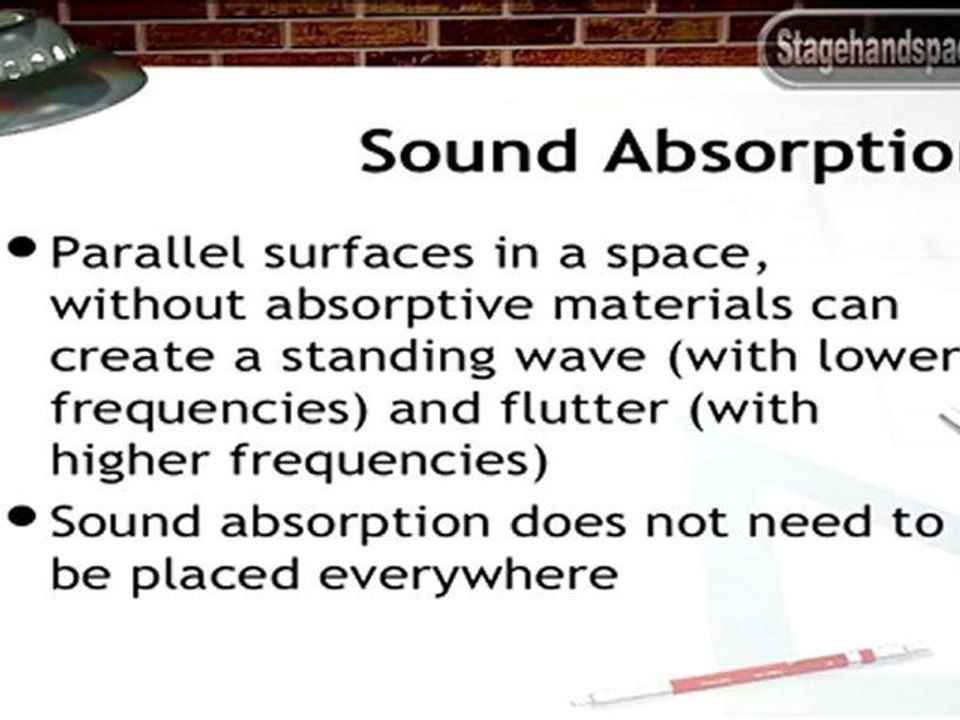Stagehand TV-Audio Basics-04. Room Design - Acoustics