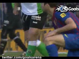 Racing Santander 0-2 Barcelona Highlights