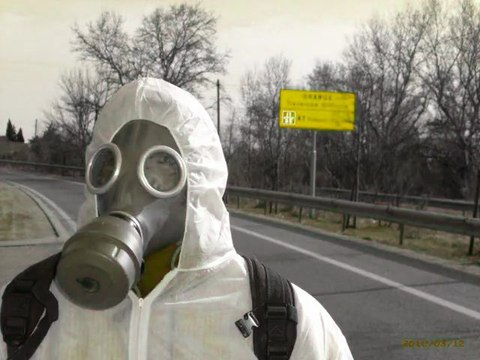 Parcours de la Chaîne humaine contre le nucléaire d'Orange à Tricastin