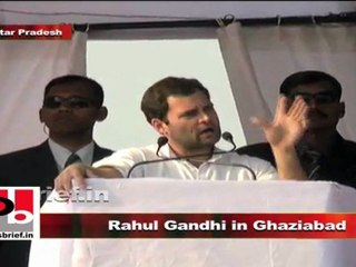 Rahul Gandhi in Ghaziabad: Centre sends huge funds for UP, but people are not benefitted