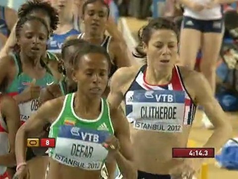 3000м Финал Женщины - Чемпионат Мира в помещении Стамбул 2012