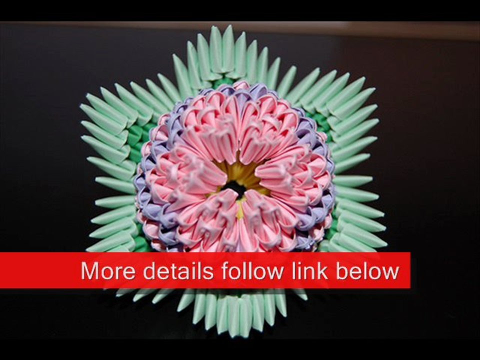 3D Origami Lotus Flower