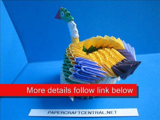 3D Origami Mandarin Duck