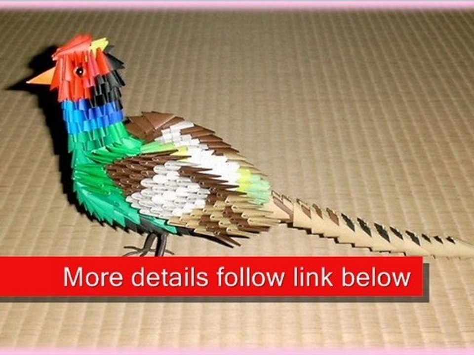 3D Origami Nihonkiji Bird