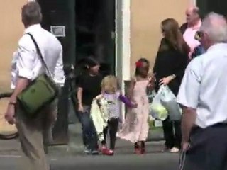 Download Video: Brad Pitt and Angelina Jolie Cause A Fan Frenzy in New Orleans