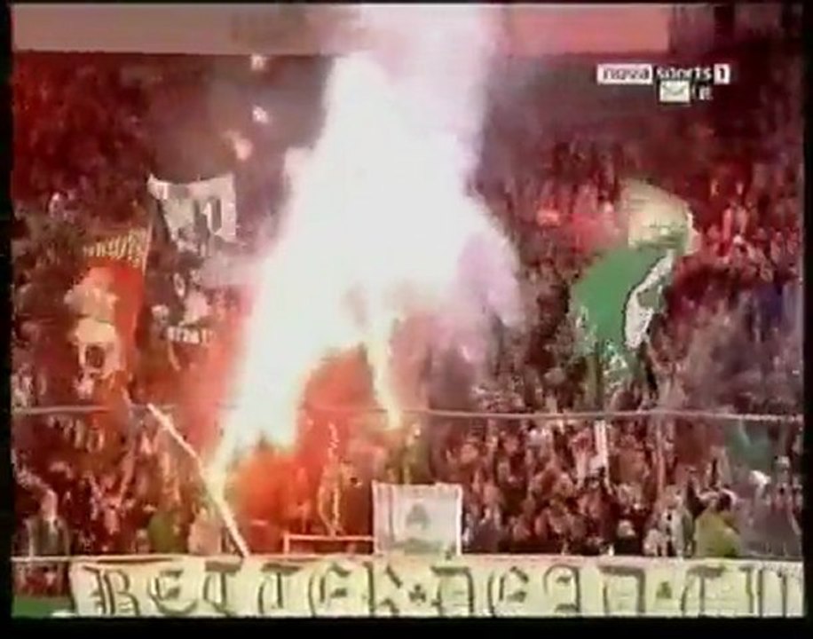 PANATHINAIKOS - Olympiakos 2 - 1 (30-10-2010) eisodos omadwn