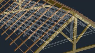 ARKITool Plus: Estructuras de madera para cubiertas inclinadas (AutoCAD,BricsCAD).