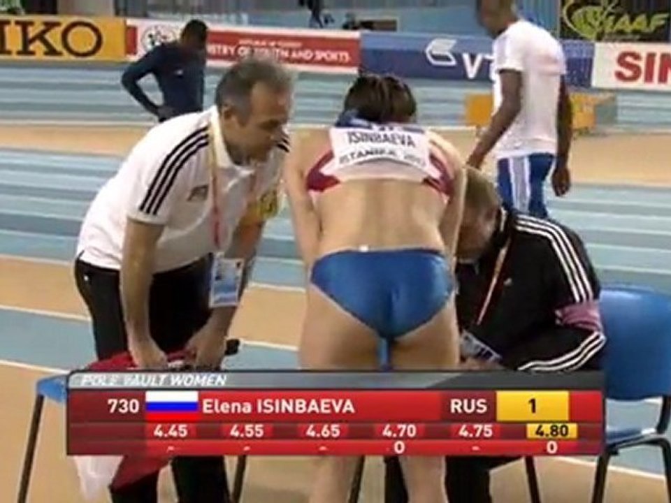Елена Исинбаева 4.80 - Чемпионат Мира в помещен...