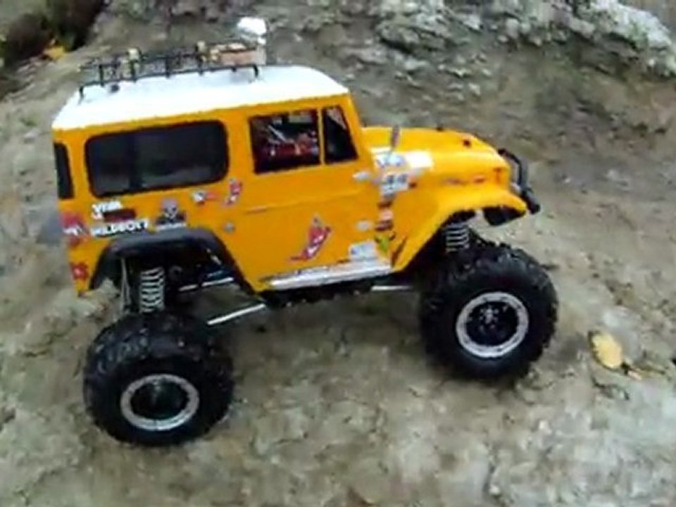 1/10 rc tamiya cr 01 KAZABJ40 vs wild partie 2