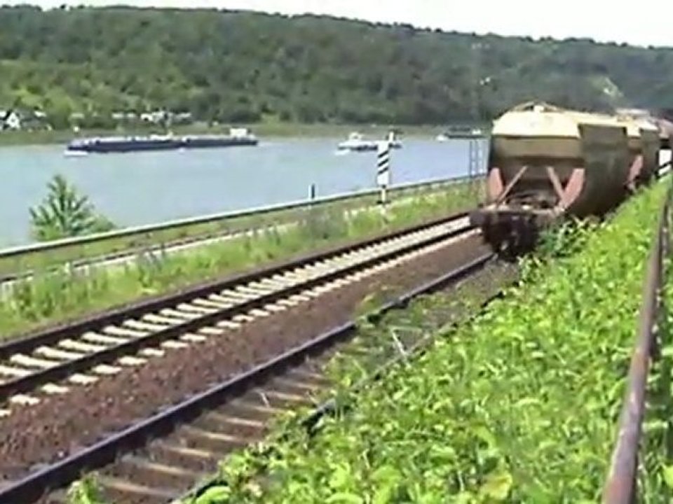 Transpetrol R4C BR185, Railion BR185, BR145, BR143 Kamp - Bornhofen