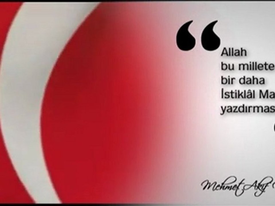 İSTİKLAL MARŞININ KABUL YILDÖNÜMÜ (12 MART)