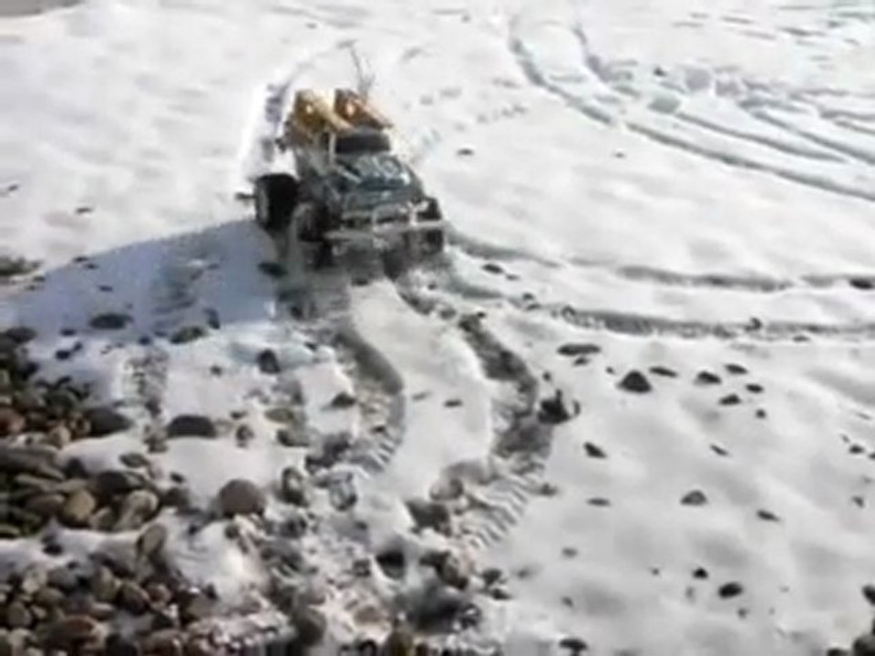 rc 1/12 tamiya midnight pumpkin _like a lunch box on snow_ sur neige.wmv