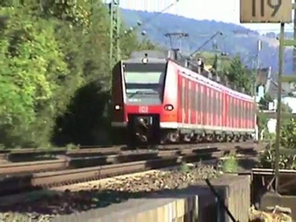 BR115, R4C BR185, Railion BR145, DBAG BR185, BR143, BR425 Bad Hönningen am Rhein