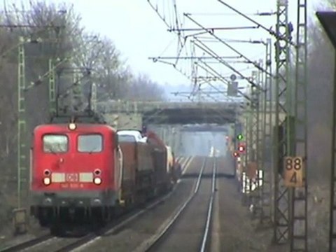 LTE BR185, BR203 mit Bauzug, Railion BR185, 2x BR151, BR140, BR143, BR425 Bonn Villich Müldorf