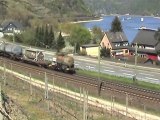BR151, 3x BR185, SBB Cargo Re482, 2x BR101, BR460 Oberwesel am Rhein