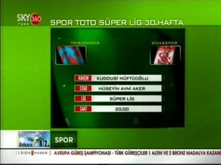 Süper Toto Süper Lig 30.Hafta