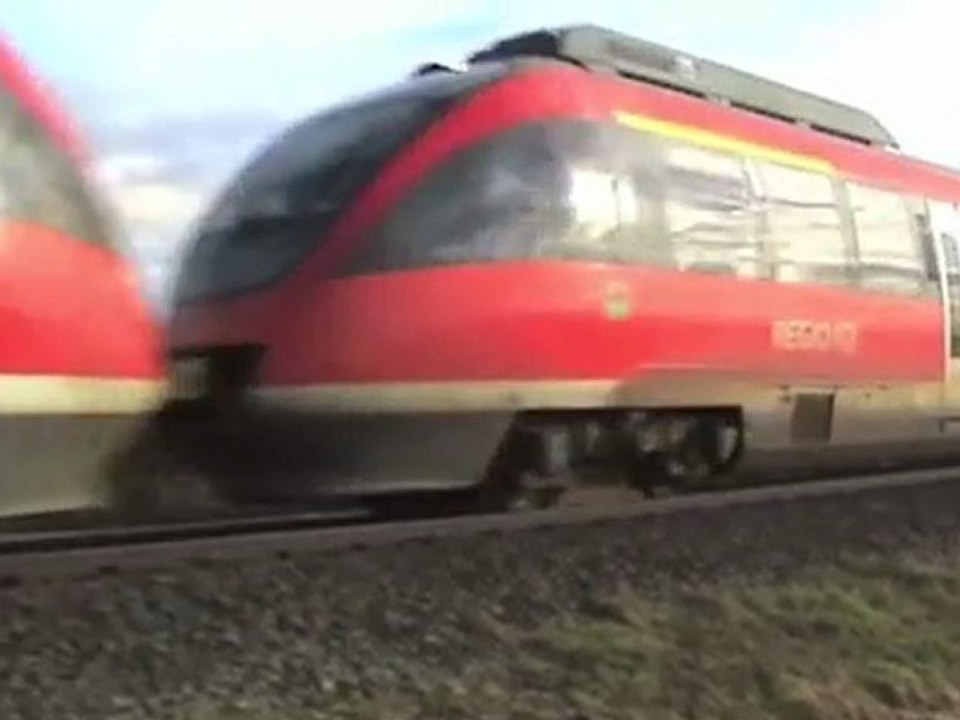 Zweimal BR644 Talent bei Oberdrees auf der Voreifelbahn