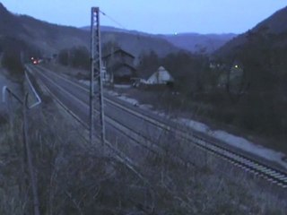 Alter Bahnhof Hatzenport BR181, 2x BR185, 2x BR143, BR425