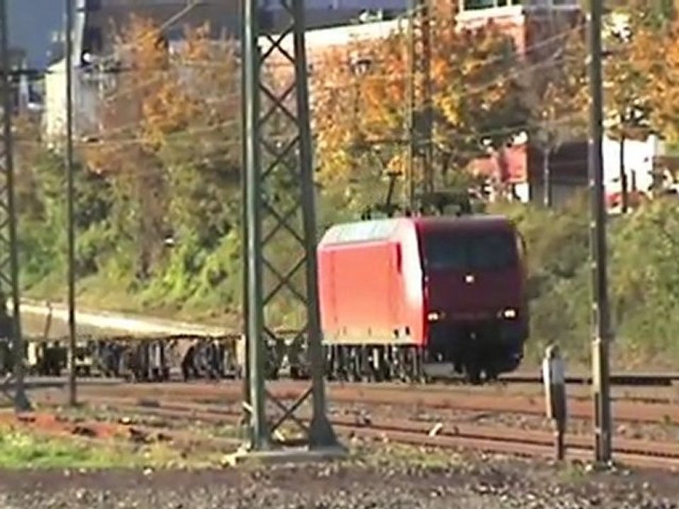 Alter Güterbahnhof Oberlahnstein MRCE BR185, ÖBB Taurus, BR145, BR152, BR101, 2x BR143