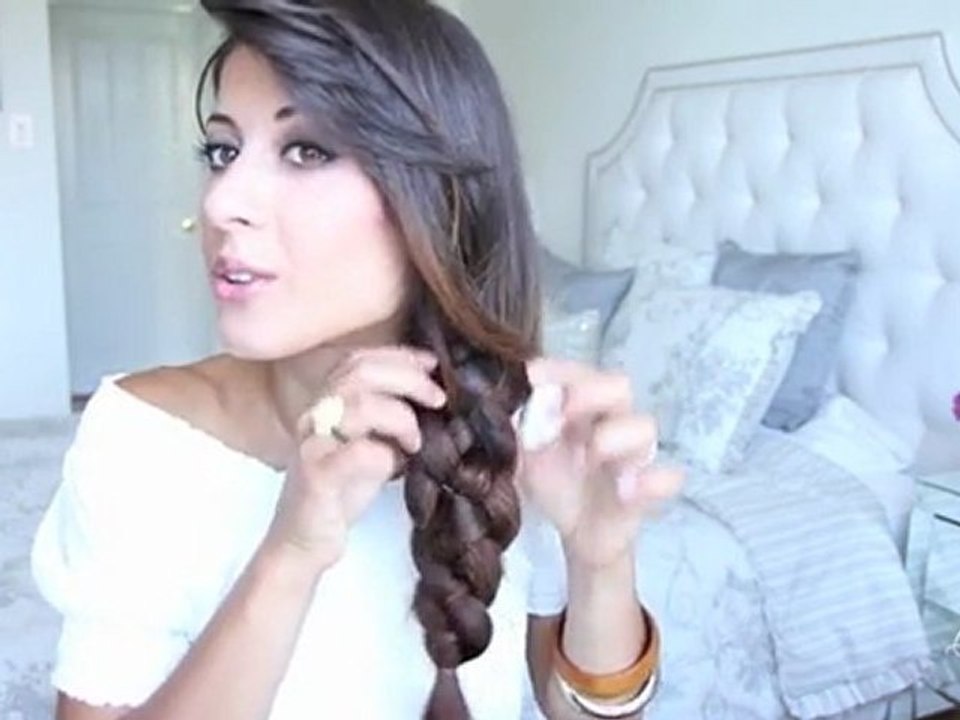 How To- Four (4) Strand Braid Hairstyle (HD)