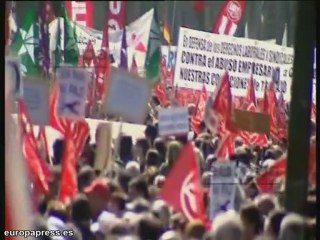 Madrid marcha contra la reforma laboral