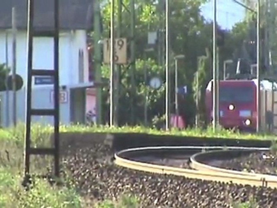 Leutesdorf am rhein br140, br145, cb rail class 66, 3x br185, 2x br143, 2x br425