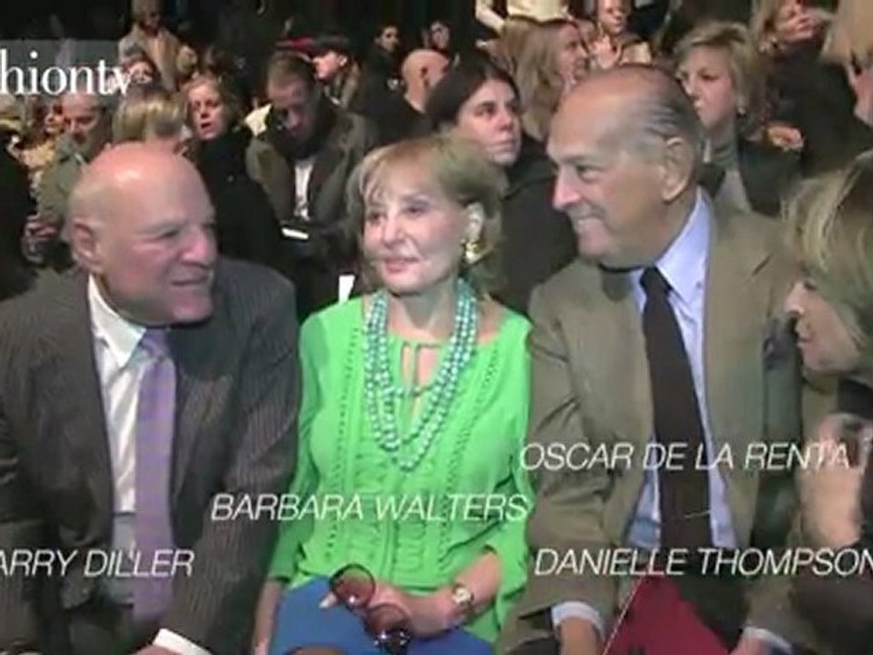 Front Row at Diane von Furstenberg Fall 2012 | FashionTV