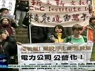 Protestas en el mundo contra la energía nuclear