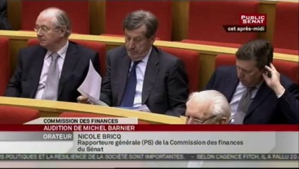 SEANCE,Audition de Miche Barnier par la commission des affaires européennes, de l'économie et des finances