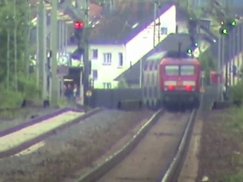 Unkel am Rhein, BR155, BR185, 2x BR143