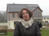 Isabelle Attard à Cairon - Visite d'une maison éco