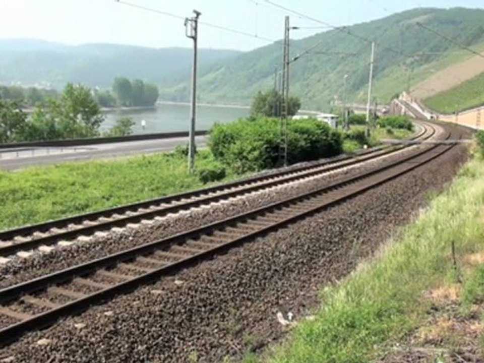 Boppard - Osterspai, Lokzug, BR151, BR189, BR140, 2x BR101, ICE-T, 2x BR460