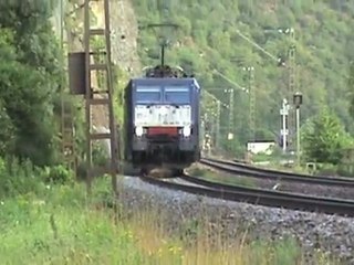 Download Video: Südlich der Loreley, MRCE BR189, BR151, BR152, BR145, 3x BR185, BR460, 2x BR429