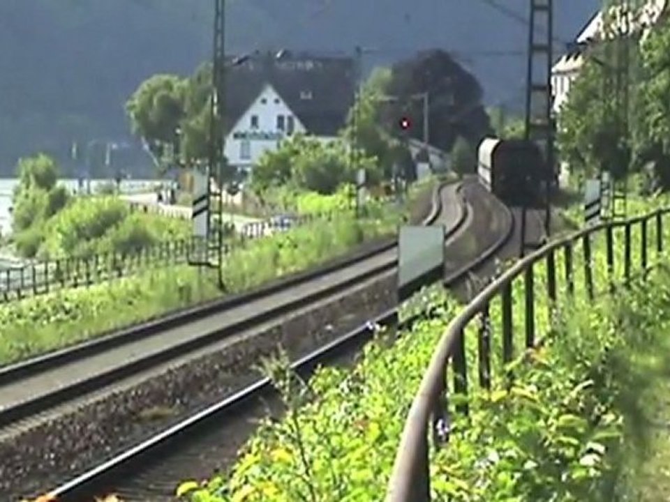 Kamp-Bornhofen, Railjet Taurus, MRCE BR185, Railion BR185, DB BR185, BR145, SBB E186, 3x BR143