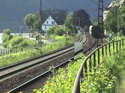 Kamp-Bornhofen, Railjet Taurus, MRCE BR185, Railion BR185, DB BR185, BR145, SBB E186, 3x BR143