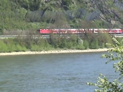 Oberwesel a. Rhein, BR145, 2x BR152, BR143, BR460