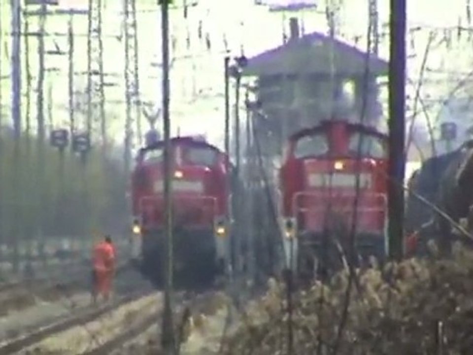 Rangierbahnhof Köln - Gremberg, 2x GAF 100, 3x BR151, 2x BR140, BR294, BR296