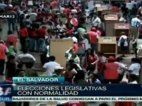 Elecciones salvadoreñas fueron ejemplares: autoridades